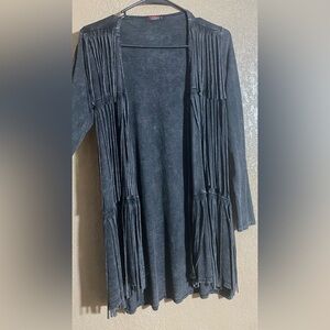 T-Party fringe long sleeve